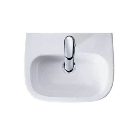 Duravit D-code Fontein - met kraangat - 45x34cm - wit 0315110
