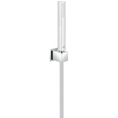 GROHE Euphoria Cube Ensemble de douchette à main - douchette à main - avec support - flexible de douche lisse - 175 cm - chrome 0442198