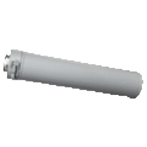 Burgerhout Concentrische verlengpijp onderdaks HR 80 125 L 1000mm met klemband wit 1421767