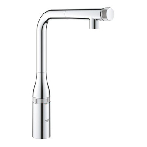 GROHE Essence Mitigeur de cuisine - haut - bec pivotant/extensible - chrome SW392222