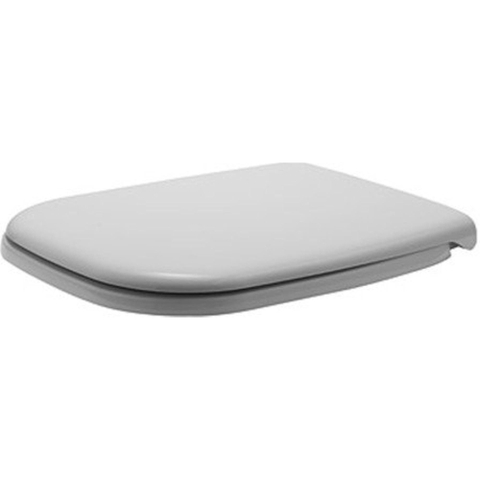 Duravit D-code WC-zitting - 44.3x35.9x5cm - met softclose - kunststof - compact - wit glanzend SW46981