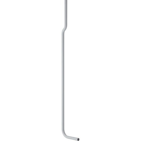 Geberit spoelbocht - voor hoge opstelling - L - 156x24cm - wit SW30210