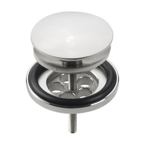 Clou Wash Me bouchon avec capot de recouvrement non obturable inox Chrome SW9453