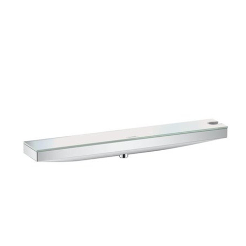 Hansgrohe RainFinity Fixfit Porter - 500 muuraansluiting - met planchet - met douchehouder rechts - 50.2x8.2cm - hoogglans chroom SW402303