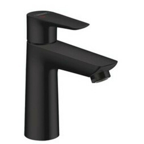 Hansgrohe Talis e Eengreeps wastafelmengkraan - 110 - coolstart - met PopUp - trekwaste - mat zwart SW297298