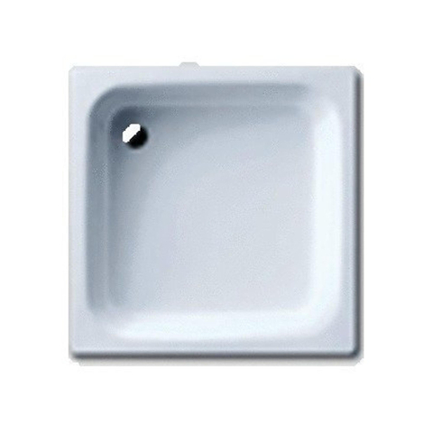 Kaldewei Sanidusch Receveur de douche métal moulé 80x80x14cm carré Blanc 0340556