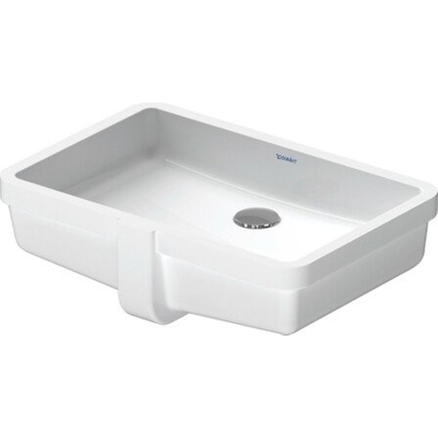 Duravit Vero Inbouwwastafel - 48.5x31.5cm - voor onderbouw - met overloop - zonder kraangat - glans wit 0291361