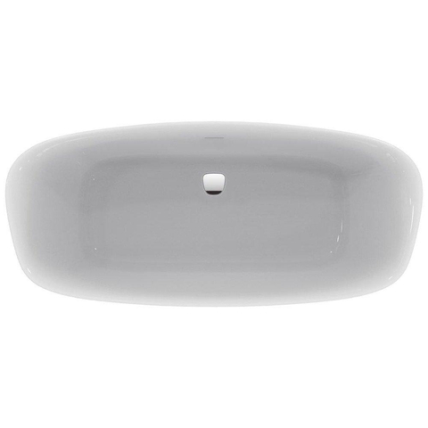 Ideal Standard Dea baignoire autoportante en matière synthétique acrylique ovale 190x90cm avec pieds et trop-plein blanc 0181212