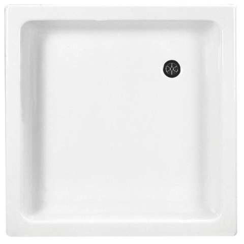 Nemo Start Stratos-H douchebak - 80x80x15cm - acryl - afvoer D52 - wit - zonder potenstel - dikte 4mm - StratosH SW292920
