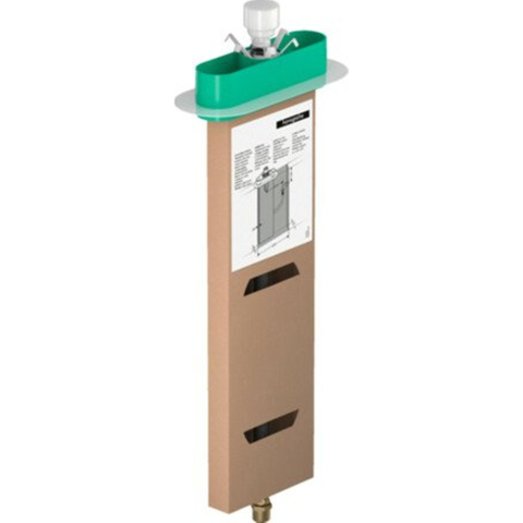 Hansgrohe SBox Basiset - met inbouwdeel - met 1 functie ten behoeve van. badrand- of tegelrand - groen SW358788