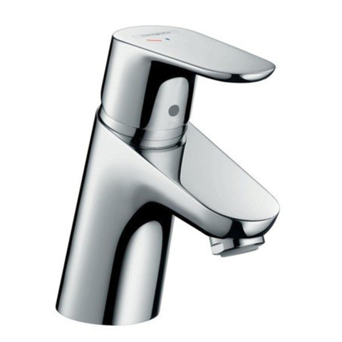 Hansgrohe Focus Eengreeps wastafelmengkraan - 70 - coolstart - met PopUp - trekwaste - hoogglans chroom 0452241