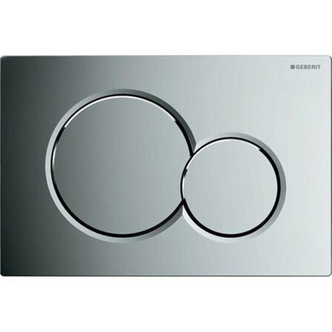 Geberit Sigma01 bedieningsplaat - 2-toets spoeling - ronde knoppen - dualflush - glans chroom 0700519