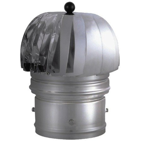 Nemo Skill Go turbinox dynamische trekkende kap - voor flexible - met scharnier diameter 80 - 130 inox - Flex - D080-D130 SW284309