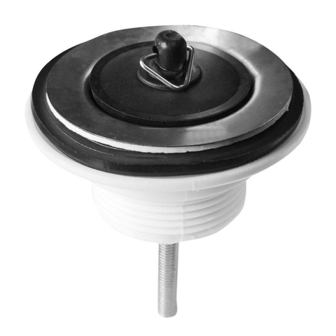 Nemo Skill wastafelplug - met rubber stop - 5/4" x D 63mm - kunststof SW292355