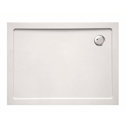 GO by Van Marcke Helion receveur de douche composite synthétique 100x90x3.5cm rectangulaire évacuation D90mm sans jeu de pieds blanc SW288828