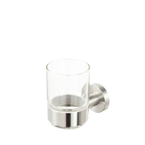 Geesa Nemox Glashouder Stainless Steel - met glas RVS - geborsteld GA70609