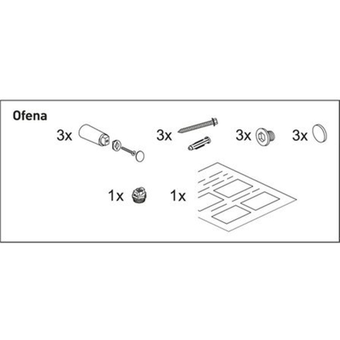 Nemo Spring bevestigingsset - voor Ofena - Van Marcke Origine SW282672