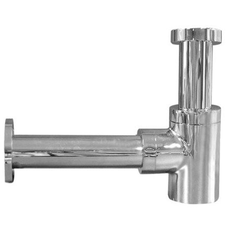 Nemo Skill Design sifon - voor bidet - rond - met afvoerbuis - 200mm - 5/4" - 54 - verchroomd SW290258