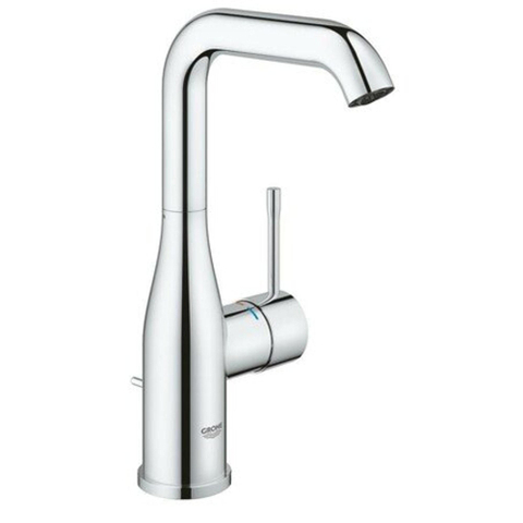 GROHE Essence Robinet de lavabo à poser - saillie 12,7 cm - taille L - bec haut orientable - vidage - chromé SW656555