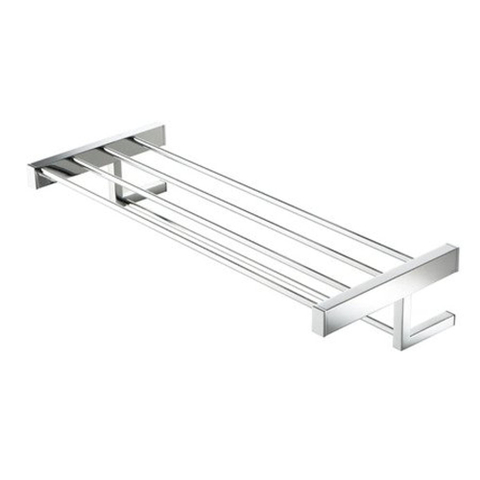 Geesa Modern Art Handdoekrek met planchet 62cm Chroom 0650159