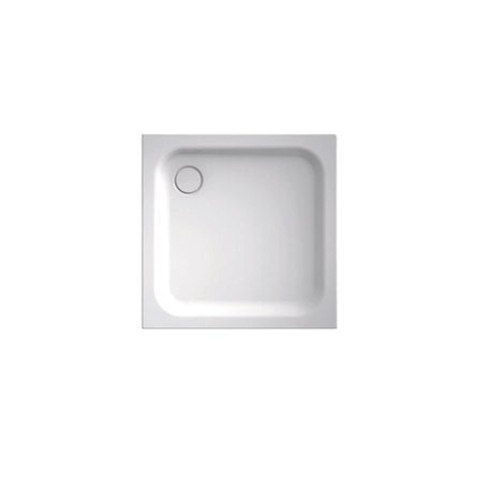 Bette receveur de douche tôle d'acier carrée 90x90x6.5cm blanc 0360538