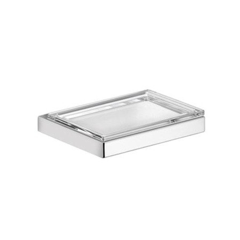 Keuco Edition 11 zeepschaal wandmodel verchroomd met kristallen zeepschaal SW105965