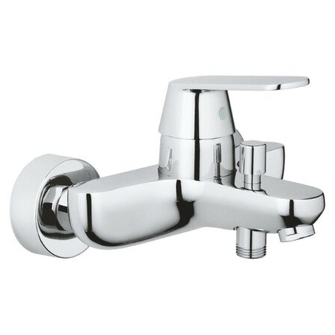 Grohe Eurosmart Cosmopolitan Badkraan - met omstel - met koppelingen - chroom 0437348