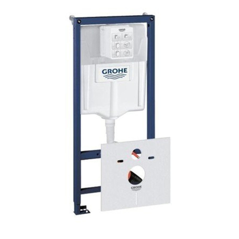 Grohe Rapid SL WC-element - inbouwreservoir - met wandbevestiging - 113cm - met geluidsisolatieset 0729205