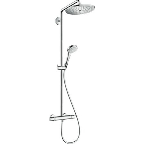Hansgrohe Croma select s Showerpipe - 280 - 1jet - ecosmart - met thermostaat - hoogglans chroom SW73189