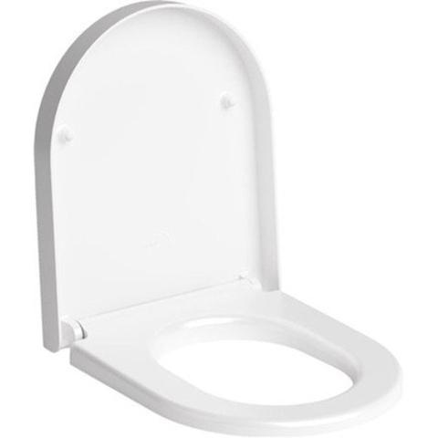 Clou Hammock toiletzitting - 36.8x43.3cm - d-vorm - softclose - quick release - glans wit SW106250