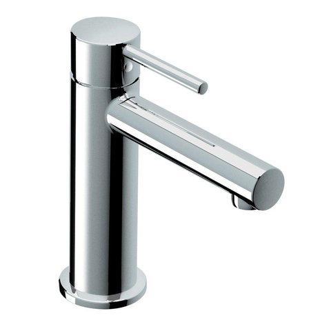 Nemo Spring Sirolo wastafelmengkraan - eengreeps - eengats - montage - met vaste bek - automatische lediging - chroom - keramische schijven SW295063