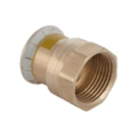 Geberit Mapress persfitting - gas - overgangsstuk - met binnendraad - 22-4/4F - koper 7469624