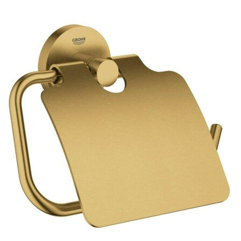 Grohe Essentials Closetrolhouder met klep - brushed cool sunrise (goud) SW99021