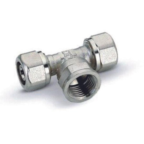 Nemo Skill Systempex - 16x2x1cm - T-stuk - Vpe-Alu buis - aansluiting knel x diameter F x x SW281099
