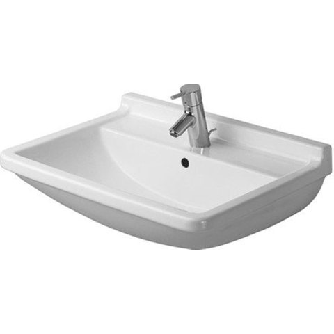 Duravit Starck 3 Philippe Starck - 3 wastafel - 55x43cm - wit 0312509