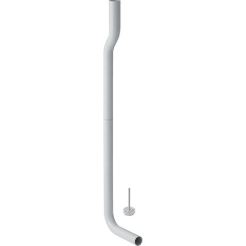 Geberit spoelbocht - voor halfhoge opstelling - L - 103x22cm - D - 50x45mm - wit 0711780