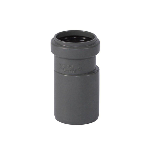 Ostendorf Kunststoffe HTSafe R manchon réducteur excentrique polypropylène D 50-40 mm gris RAL 7043 SW281713