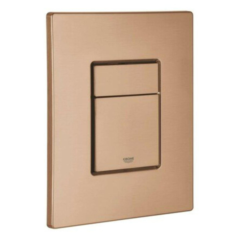 Grohe Skate Cosmopolitan Bedieningsplaat - dualflush - horizontaal/verticaal - kunststof - brushed warm sunset (koper) SW107594