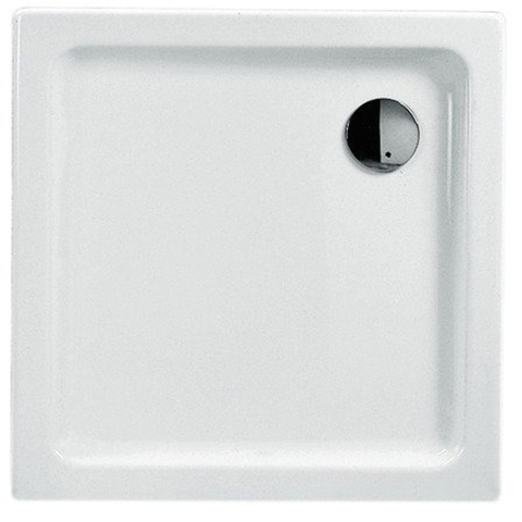 Nemo Start Horus douchebak - 90x90x6cm - acryl - afvoer D90 - wit - zonder potenstel - StratosL SW292880