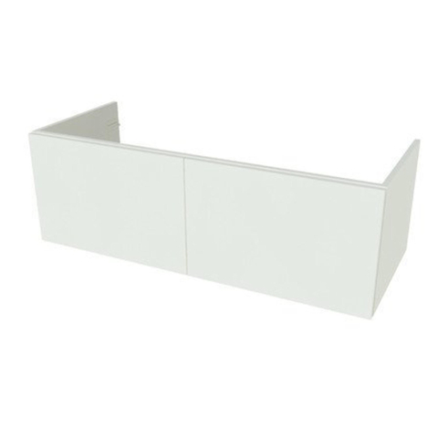 Nemo Start Stella onderbouwkast - 120x40x49.5cm - 2 deuren - greeploos - wit SW282046