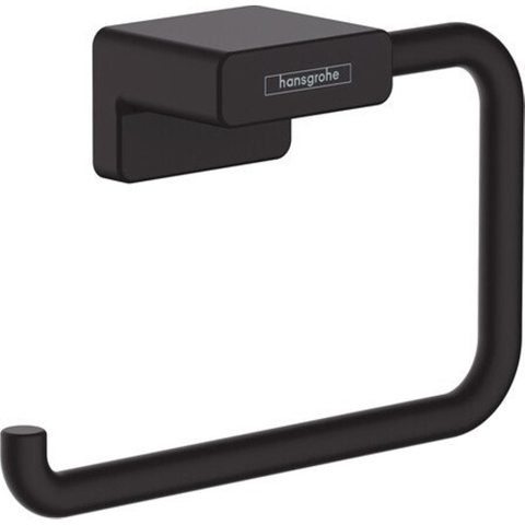 Hansgrohe AddStoris Q closetrolhouder - zonder klep - mat zwart SW651197