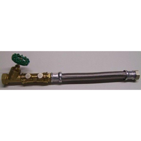 Go by Van Marcke kit de raccordement complet pour compteur d'eau 3/4F x 3/4F écrou libre - inox SW286726