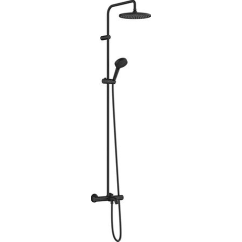 Hansgrohe Vernis Blend Showerpipe - 240 - 1jet - met bad - thermostaat - mat zwart SW803021