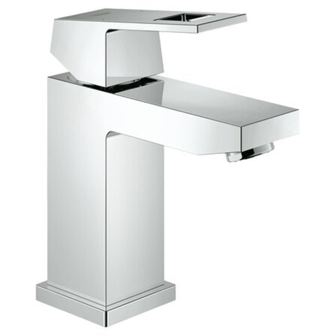 GROHE Eurocube mitigeur de lavabo S Size monotrou économique en eau avec disques céramiques chrome SW29774