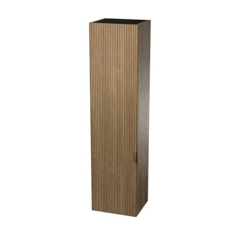 Nemo Legro kolomkast - 40x34x159cm - linksdraaiend - greep brons - oak nature (eiken) SW926258