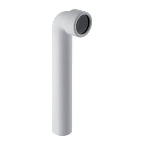 Geberit aansluitbocht - 90 graden - D - 40mm - kunststof - alpien wit SW30024