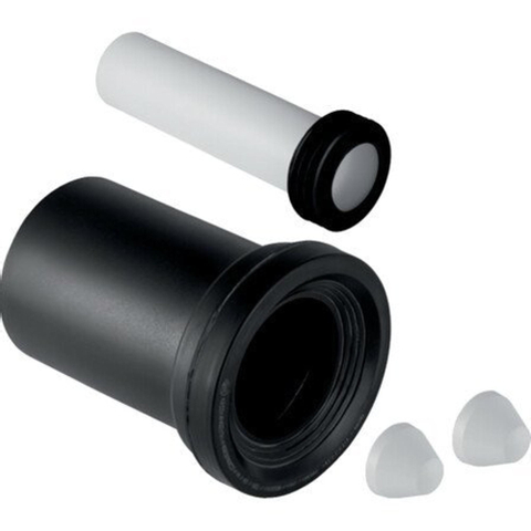 Geberit afvoer- en toevoermanchet - voor hangtoilet - L - 185mm - D90/D45 0710989