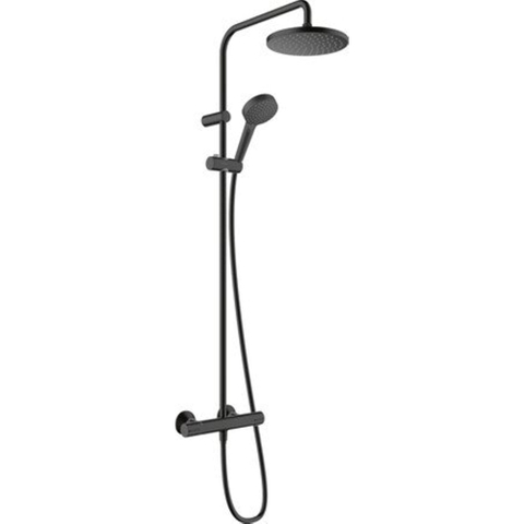 Hansgrohe Vernis Blend Showerpipe - 200 - 1jet - met douche - thermostaat - mat zwart SW647134