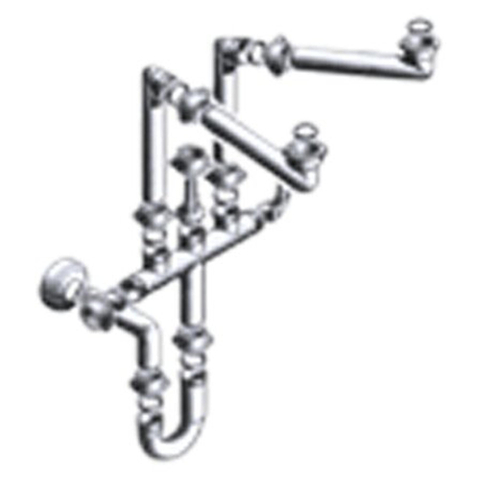 Nemo Skill sifon - voor spoeltafel - met 2 bakken - plaatsbesparend - aansluiting - vaatwas is mogelijk - 6/4" x 40mm SW293593