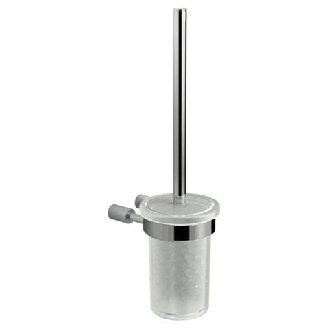 Nemo Spring Tilde toiletborstelgarnituur - 38x10x14cm - met glas en borstel - messing - toiletborstelgarniturr SW293937